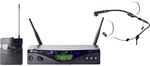 AKG WMS450-HEADSET/1 Frequency-Agile UHF Wireless System With Bodypack And C 555L Headset Microphone