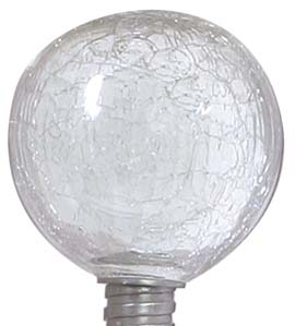 Allsop SOLAR-POWERED CLEAR GLOBE GARDEN ART 29035