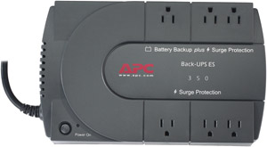 APC BE350R Back-Ups ES 8-Outlet 350VA UPS & Surge Protection