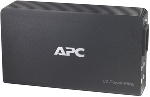 APC C2 2-Outlet C-Type A/V Wall Mount Power Filter