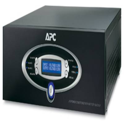 APC J15BLK AV Black J Type 1.5kVA Power Conditioner with Battery Backup 120V