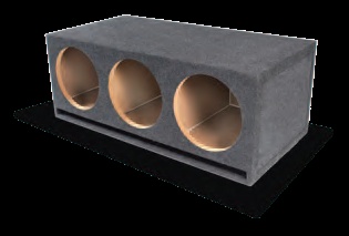 triple 12 ported subwoofer box