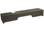 Atrend A372-10 Dual 10 Inch Down Fire 04+ FORD F150 EXT CAB Subwoofer Box Bedliner Finish