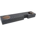 Atrend A382-10CP Dual 10 Inch Down Fire 01-11 Ford F250/350 Ext Cab Subwoofer Box Carpeted