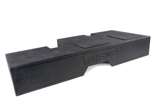 Atrend A602-10 Dual 12 Inch Sealed Down-Fire 2007 & Up Toyota Tundra Crew Cab Subwoofer Box Bedliner Finish