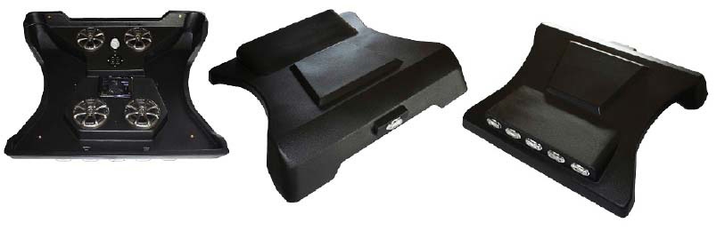 Atrend FrogHead Rzr2RF Polaris RZR 800 2 Seat Roof Console for Media Locker and 2 - 4 Speakers
