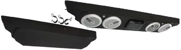 Atrend FrogHead Teryx4F Kawasaki Teryx 4 Seat Front & 2014 Teryx 2 Drop Down Console For Din Radio and 2 - 4 Speakers