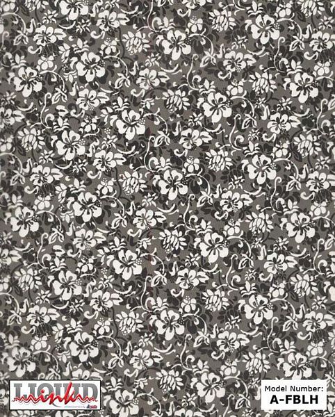 Atrend Liquid Ink A-FBLH Floral Black Custom Hydro Graphics