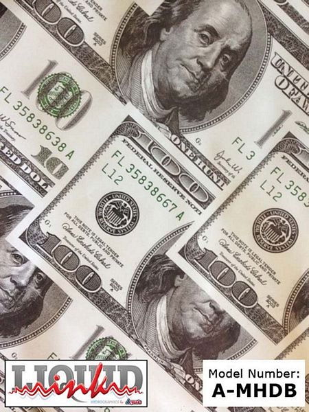 Atrend Liquid Ink A-MHDB Hundred Dollar Bills Custom Hydro Graphics