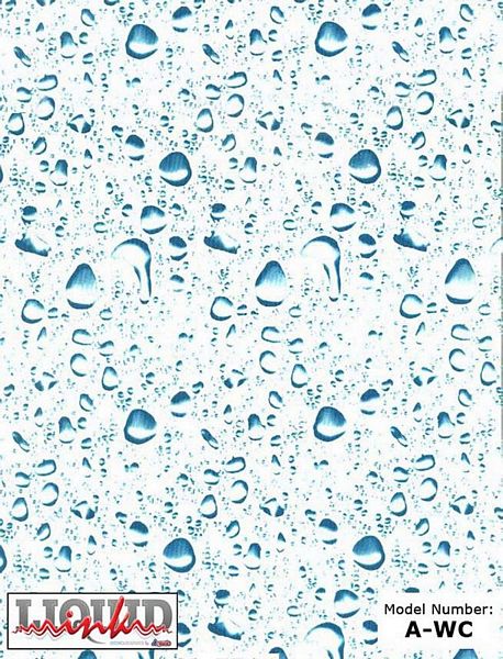 Atrend Liquid Ink A-WC Clear Water Beads Custom Hydro Graphics