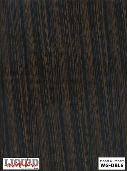 Atrend Liquid Ink WG-DBLS Dark Black Flat Straight Wood Grain Custom Hydro Graphics