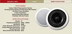 AudioSource AC8C 8 Inch 100-Watt 2-Way In-Ceiling Speaker - White 