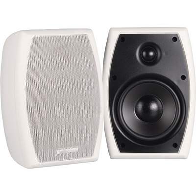 AudioSource LS52W 5.25 Inch 2-Way Indoor/Outdoor Speakers - White 