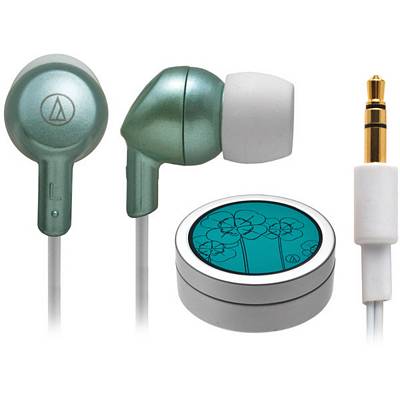 AUDIO TECHNICA ATH-CK1W GR Green In-Ear Headphones for Women 