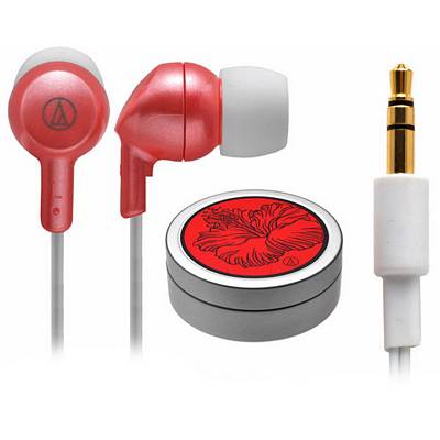AUDIO TECHNICA ATH-CK1W OR Orange In-Ear Headphones for Women 