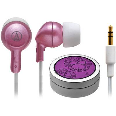 AUDIO TECHNICA ATH-CK1W PL Purple In-Ear Headphones for Women 