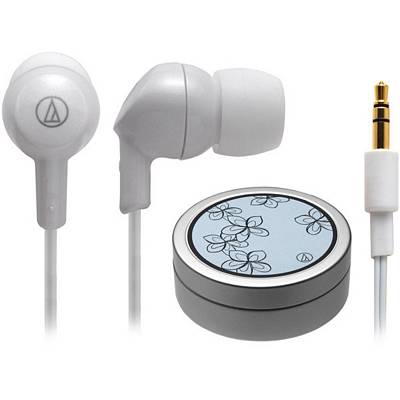 AUDIO TECHNICA ATH-CK1W WH White In-Ear Headphones for Women 