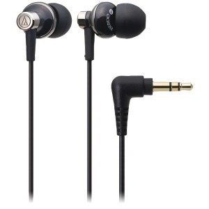 AUDIO TECHNICA ATH-CK303BK EAR-FIT DESIGN IN-EAR HEADPHONES (BLACK)
