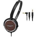 AUDIO TECHNICA ATH-FC700ABK Black Portable Stereo Headphones with 40MM Drivers