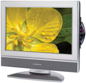 AUDIOVOX FPE-1708DVS 17 Inch STAINLESS STEEL FINISH FLAT PANEL TV/DVD COMBINATION