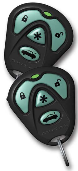 AVITAL 5103L 1-Way alarm / Remote Start System With D2D