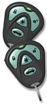 AVITAL 5103L 1-Way alarm / Remote Start System With D2D