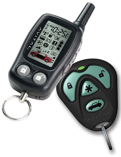AVITAL 5303L LCD 2-Way alarm / Remote Start System With D2D