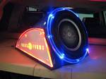 Bassforms 112MARYAM 1 - 12 Inch Neon Lit Custom Hatch Subwoofer Box