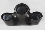 Bassforms BF-310 Universal Three 10 Inch Sealed Fiberglass Enclosure, Most Vehicles
