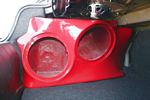 Bassforms BF212COBALT Dual 12 Inch Chevrolet Cobalt 2Dr Coupe Custom Fiberglass Box, 