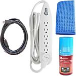 Belkin AB26002-06 6' HDMI cable 6-outlet surge protector HDTV Starter Kit