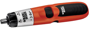 BLACK & DECKER 9074CTN 3.6-Volt Cordless Screwdriver