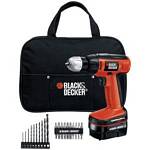 BLACK & DECKER CDC120ASB 12-VOLT COMPACT CORDLESS DRILL KIT