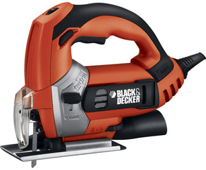 BLACK & DECKER JS600B Jigsaw Kit with Quickclamp & Sightline Channel