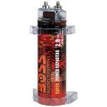 BOSS AUDIO CAP2R RED CHROME CAPACITOR (2 FARAD)