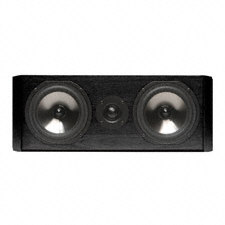 Boston Acoustics CS-225B CLASSIC SERIES Dual 5-1/4 Inch 2-Way Center Channel Speaker BLACK ea