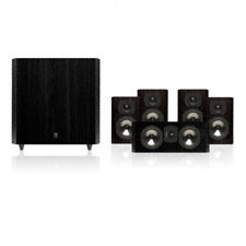 Boston Acoustics CS-2310B Classic Series 5.1 Surround Sound Speaker Package W/10 InchSUB Black Walnut