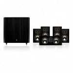 Boston Acoustics CS-2310B Classic Series 5.1 Surround Sound Speaker Package W/10 InchSUB Black Walnut