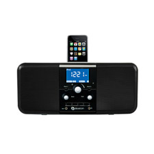 Boston Acoustics DUO-I Plus AM/FM RADIO WITH IPHONE IPOD DOCK Black