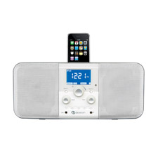 Boston Acoustics DUO-I Plus RADIO WITH IPHONE IPOD DOCK White