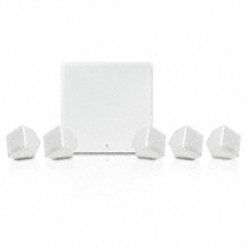 Boston Acoustics SOUNDWARE XS5.1 5.1 Home Theater System with 8 Inch 100W Powered Subwoofer White