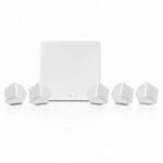 Boston Acoustics SOUNDWARE XS5.1 5.1 Home Theater System with 8 Inch 100W Powered Subwoofer White