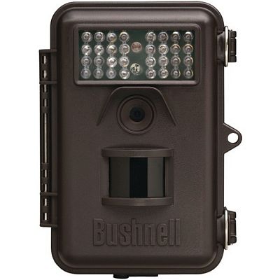 BUSHNELL 8.0 MP Trophy CAM Night Vision Trail Camera with Color Image LCD Display Brown 119456C