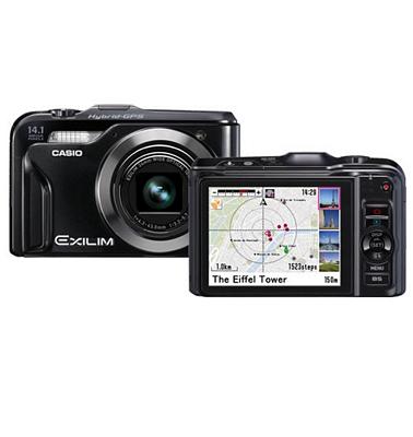 Casio Exilim EX-H20G 14.1 Megapixel Compact Digital Camera with 3 Inch LCD - 10x Optical Zoom - Black