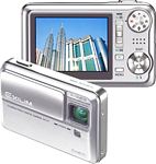 Casio EX-V7SR 7X Optical Zoom, 7.2 Megapixel CCD, and Super Bright 2.5 LCD with high quality movie capabilities in a stylish, compact digital camera.