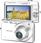 Casio EX-Z1050SR 10.1 Megapixel CCD for superior high-resolution photo imaging, a 2.6-inch wide screen in a thin body digital camera