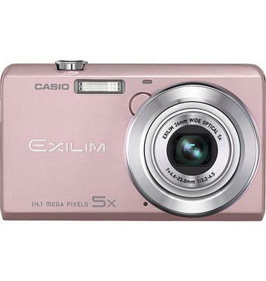 Casio Exilim EX-ZS10 14.1 Megapixel Compact Digital Camera with 2.7 Inch LCD - 5x Optical Zoom - Pink