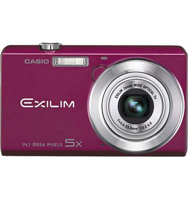 Casio Exilim EX-ZS10 14.1 Megapixel Compact Digital Camera with 2.7 Inch LCD - 5x Optical Zoom - Red