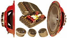 CDT Audio CL-E61NEO EX-450 6.5 Inch slim neo component set1 Inch silk Tweeter 6.5 Inch stamped slim neo mid woofer CL-Component & Convertible systems