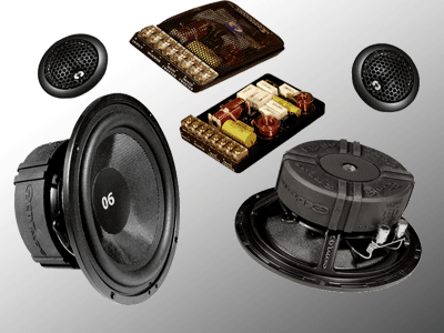 CDT Audio ES-062i Eurosport Gold 6.5 Inch 2 Way Audiophile Component Set 250 RMS